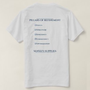 Camiseta Pilares de Refinamento