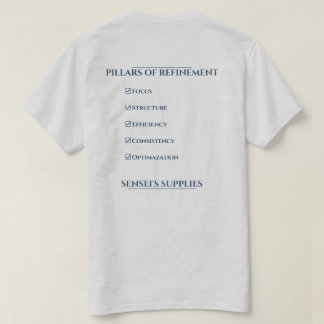 Camiseta Pilares de Refinamento