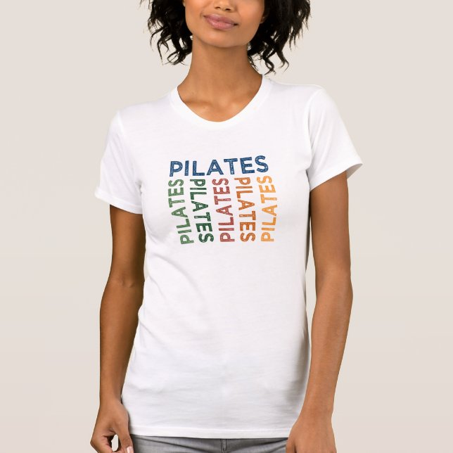 Camiseta Pilates Bonitos Coloridos (Frente)