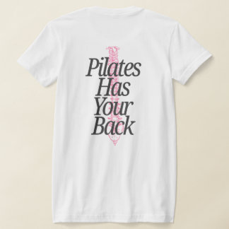 Camiseta Pilates Cuida das Suas Costas 