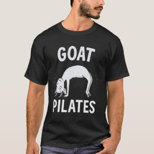 Camiseta Pilates de Cabra Engraçado Treinamento de Yoga Ins