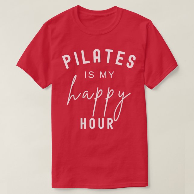 Camiseta Pilates é a minha felicidade 7 (Frente do Design)