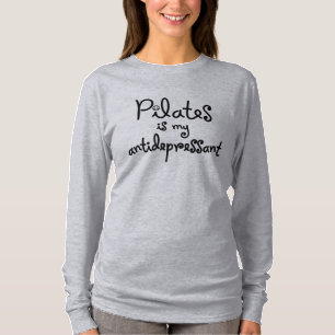 Camiseta Pilates É O Meu Antidepressivo...