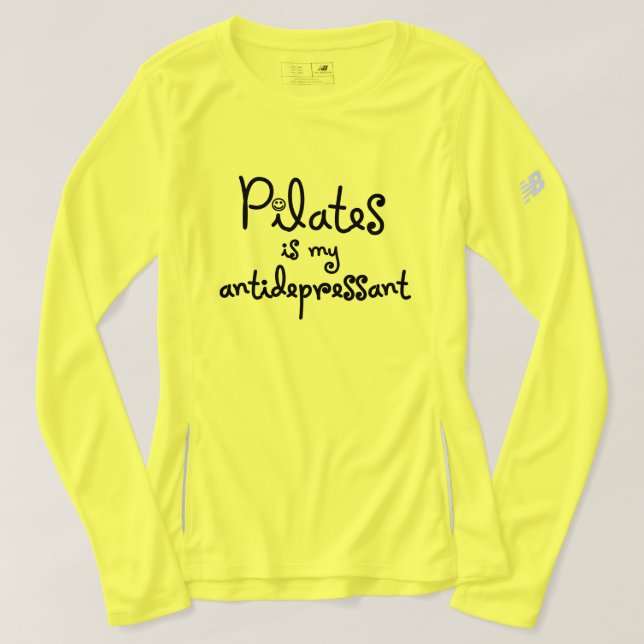 Camiseta Pilates É O Meu Antidepressivo... (Frente do Design)