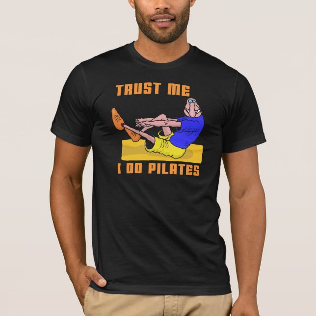 Camiseta Pilates engraçado (Frente)