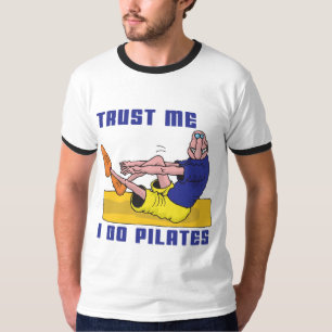 Camiseta Pilates engraçado