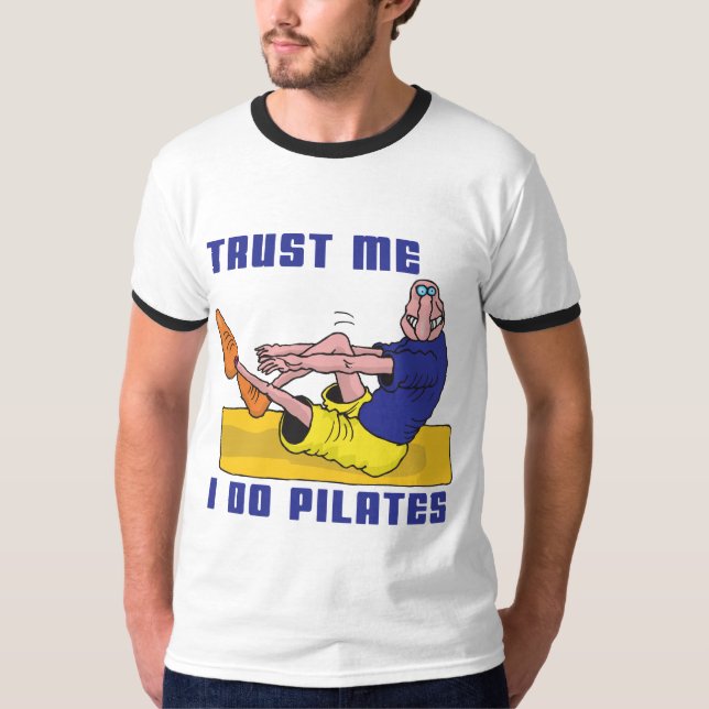 Camiseta Pilates engraçado (Frente)