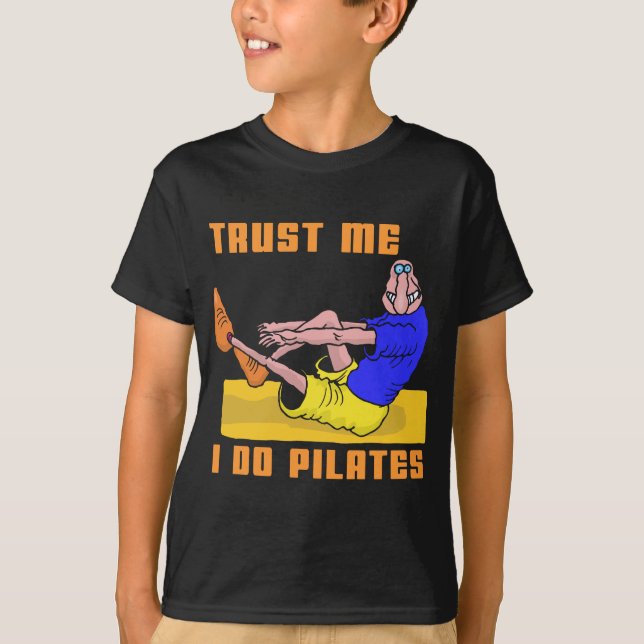 Camiseta Pilates engraçado (Frente)