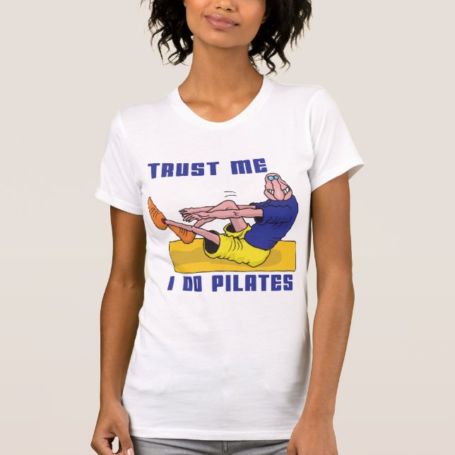 Camiseta Pilates engraçado (Frente)