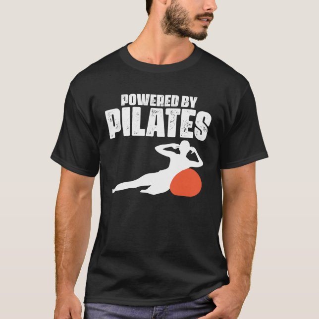 Camiseta Pilates Exercise Namaste Yoga Health Workout Fitne (Frente)