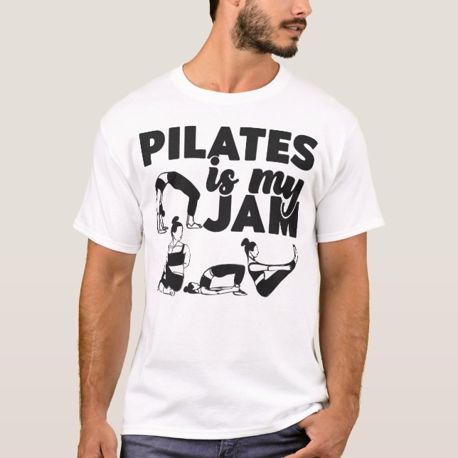 Camiseta Pilates Instrutor Pilates É A Minha Garota Jam (Frente)