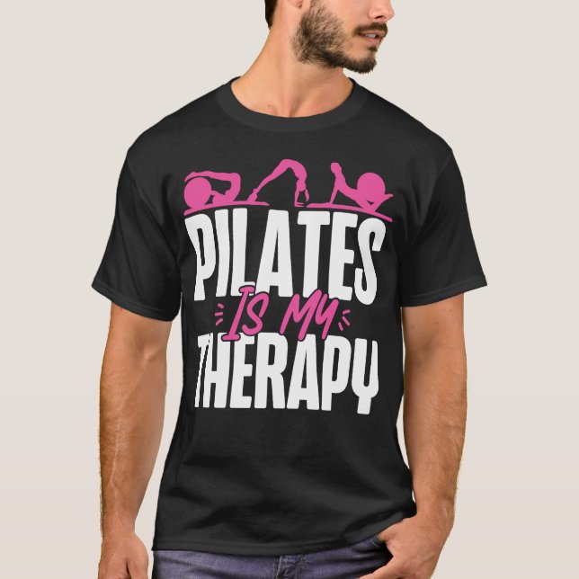 Camiseta Pilates Instrutor Pilates É Minha Terapia (Frente)