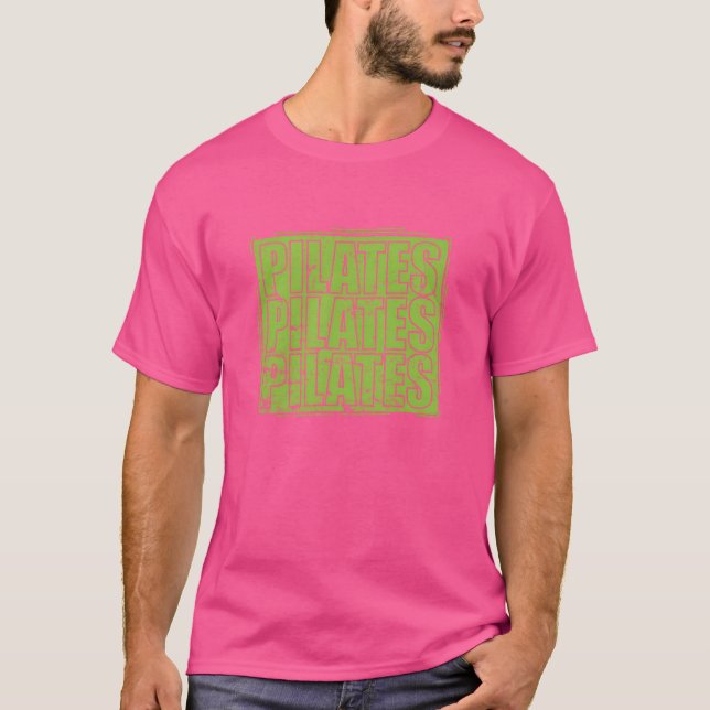 Camiseta Pilates Sport Powerhouse Fitness retro (Frente)