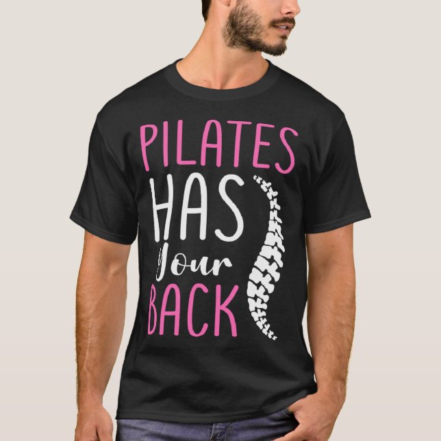 Camiseta Pilates Tem As Suas Costas 1 (Frente)