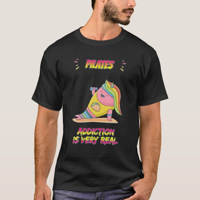 Camiseta Pilates Vício é muito engraçado (Frente)
