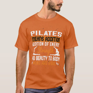 Camiseta Pilatos significa Pilatos de adição significa adiç