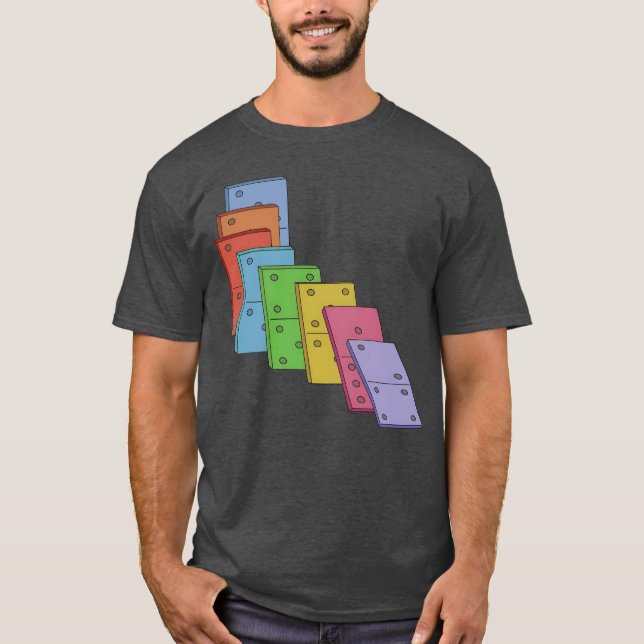Camiseta Pile Of Dominoes Domino Setile Game Dominos Game f (Frente)