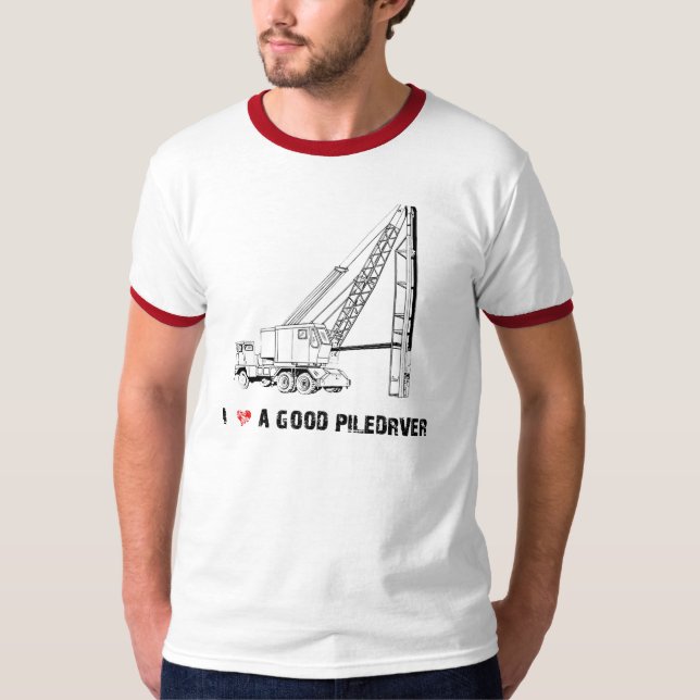 Camiseta piledriver demasiado (Frente)