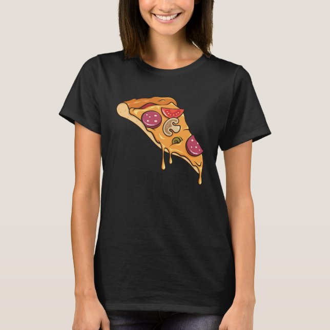Camiseta Pilf Pizza  Pepperoni Pastry Food  Foodies (Frente)
