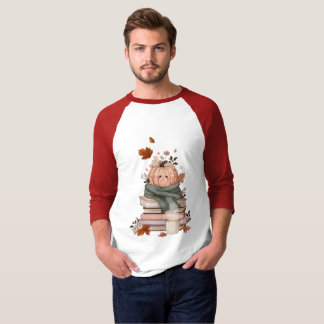 Camiseta Pilha Aconchegante de Outono