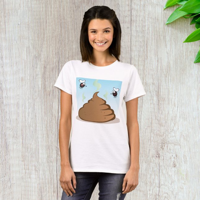 Camiseta Pilha Cheirosa De Poop (Criador carregado)