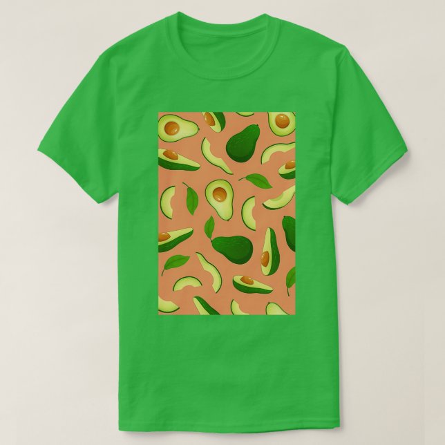 Camiseta Pilha de Avocado (Frente do Design)