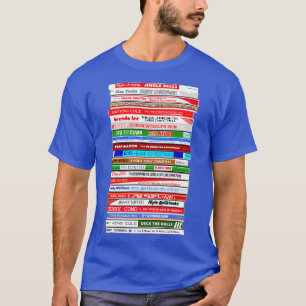 Camiseta Pilha de CD de canções clássicas de Natal