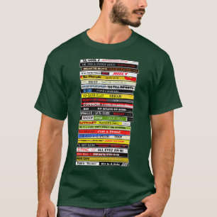 Camiseta Pilha de CD Hip Hop 90s