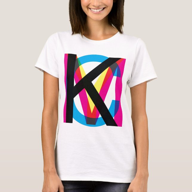 Camiseta Pilha de CMYK (Frente)