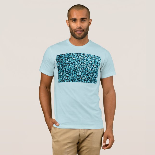 Camiseta "Pilha de Fruta de Blueberry" Foto bonita. Compre  (Frente Completa)