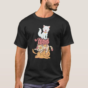 Camiseta Pilha de gatinhos Gato fofo Gato Persa