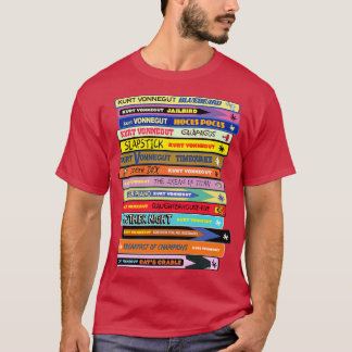 Camiseta Pilha de Livros Vonnegut