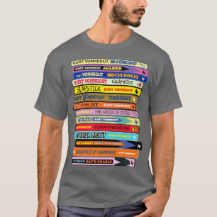 Camiseta Pilha de Livros Vonnegut
