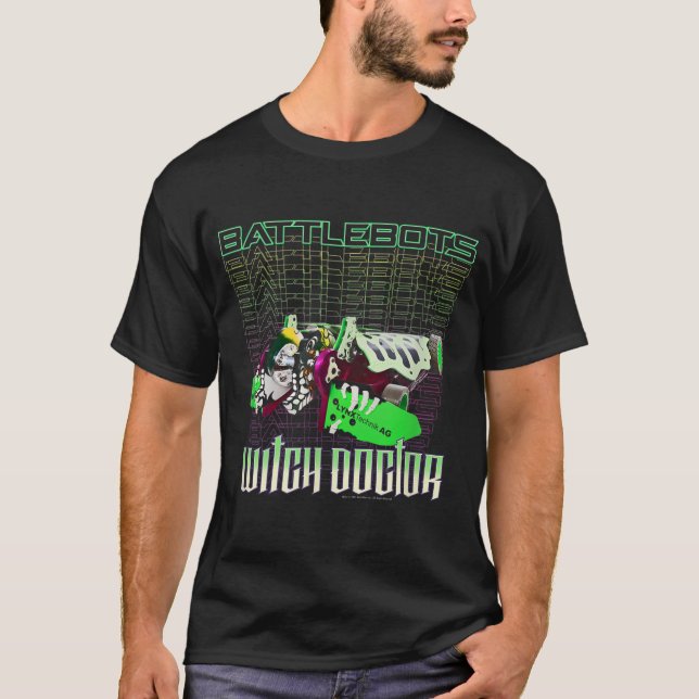 Camiseta Pilha de Logotipo de Witch Robot (Frente)