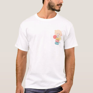 Camiseta Pilha de Macarons do Ratinho Fofo