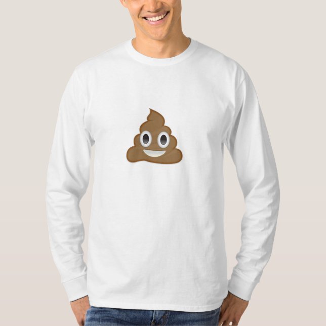 Camiseta Pilha de Poo Emoji (Frente)