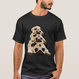 Camiseta Pilha de Pugs 356