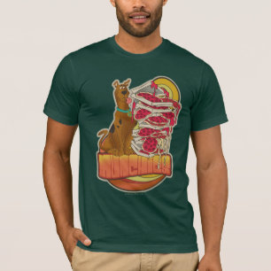 Camiseta Pilha de Scooby-Doo   do gráfico de "Munchies" da