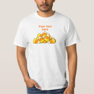 Camiseta Pilha do modelo do Dia das Bruxas do milho de
