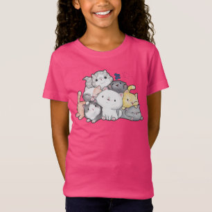 Camiseta Pilha dos gatinhos