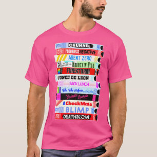Camiseta Pilha VHS Fictícia