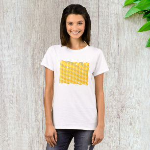 Camiseta Pilhas Brilhantes de Moedas de Ouro
