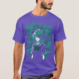 Camiseta Pilhas de Crânios e Ossos e Família de Garota Anim