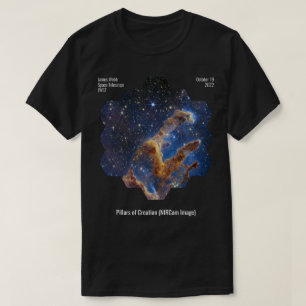 Camiseta Pillars of Creation (NIRCam Image) James Webb JWST