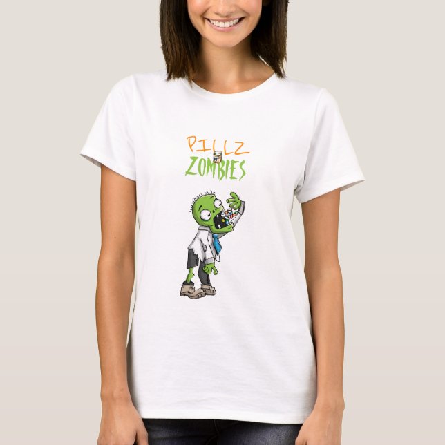 Camiseta Pillz vs Zombies (Frente)