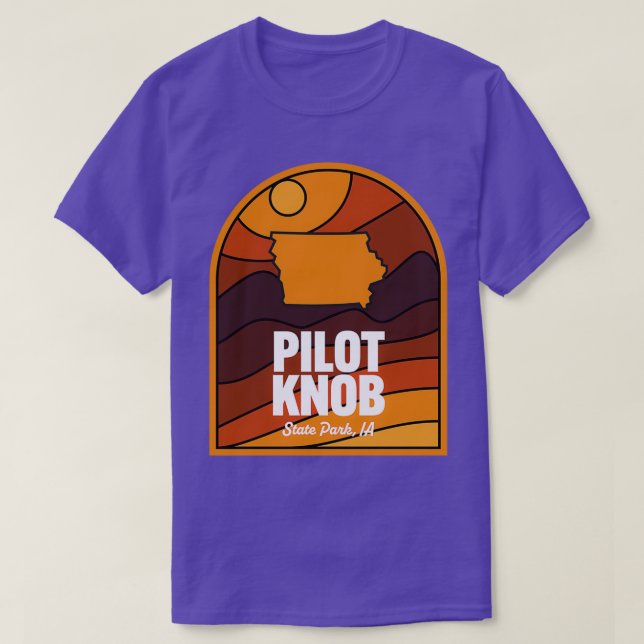 Camiseta Pilot Knob State Park Iowa (Frente do Design)