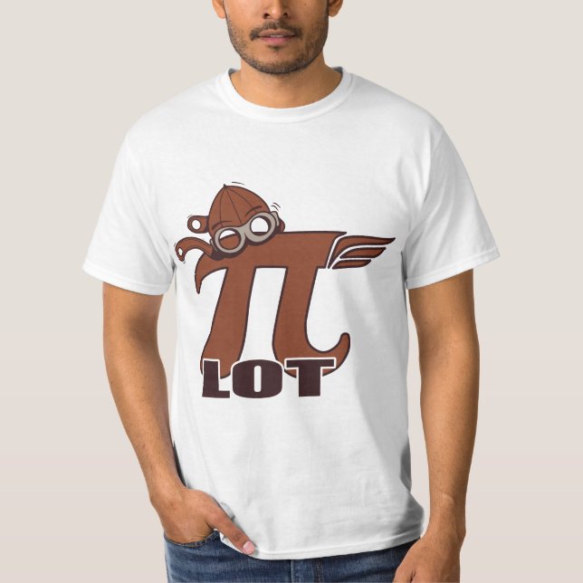 Camiseta Pilot Pi lot - 3.14 Pi Day Math, Science & Pilots  (Frente)