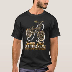 Camiseta Pilotagem de BMX Vivendo aquela vida de pista de