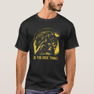 Camiseta Pilotar moto Faça a coisa certa