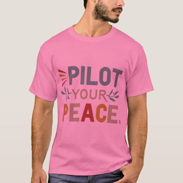 Camiseta Pilote a sua paz (Frente)